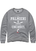 Max Palmieri Rally Mens Graphite Cincinnati Bearcats NIL Sport Icon Crew Sweatshirt