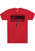 Tommy O'Connor Red Cincinnati Bearcats Rally NIL Stacked Box T Shirt