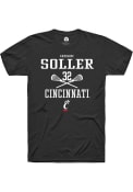 Caroline Soller Black Cincinnati Bearcats Rally NIL Sport Icon T Shirt