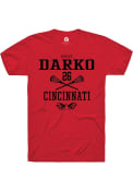 Hailey Darko Red Cincinnati Bearcats Rally NIL Sport Icon T Shirt