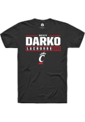 Hailey Darko Black Cincinnati Bearcats Rally NIL Stacked Box T Shirt