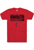 Isaac Schachleiter Red Cincinnati Bearcats Rally NIL Stacked Box T Shirt