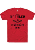 Kennedy Koehler Red Cincinnati Bearcats Rally NIL Sport Icon T Shirt