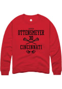 Lauren ottensmeyer Rally Mens Red Cincinnati Bearcats NIL Sport Icon Crew Sweatshirt