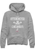 Lauren ottensmeyer Rally Mens Graphite Cincinnati Bearcats NIL Sport Icon Hooded Sweatshirt