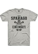 Lindsay Sparago Ash Cincinnati Bearcats Rally NIL Sport Icon T Shirt