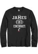 Daniel James Rally Mens Black Cincinnati Bearcats NIL Sport Icon T Shirt