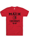 Amanda Mack Red Cincinnati Bearcats Rally NIL Sport Icon T Shirt