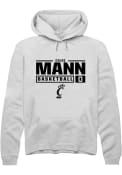 Chloe Mann Rally Mens White Cincinnati Bearcats NIL Stacked Box Hooded Sweatshirt