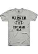 Darian Varner Ash Cincinnati Bearcats Rally NIL Sport Icon T Shirt