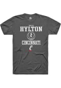 Tineya Hylton Dark Grey Cincinnati Bearcats Rally NIL Sport Icon T Shirt