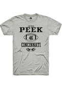 Antwan Peek Ash Cincinnati Bearcats Rally NIL Sport Icon T Shirt