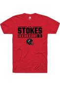 Kye Stokes Red Cincinnati Bearcats Rally NIL Stacked Box T Shirt