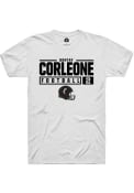 Dontay Corleone White Cincinnati Bearcats Rally NIL Stacked Box T Shirt