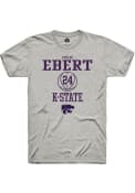 Emilee Ebert Grey K-State Wildcats Rally NIL Sport Icon T Shirt