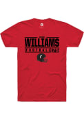 John Williams Red Cincinnati Bearcats Rally NIL Stacked Box T Shirt