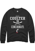 Bradley Coulter Rally Mens Black Cincinnati Bearcats NIL Sport Icon Crew Sweatshirt