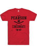 Dalton Pearson Red Cincinnati Bearcats Rally NIL Sport Icon T Shirt