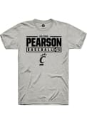 Dalton Pearson Ash Cincinnati Bearcats Rally NIL Stacked Box T Shirt