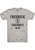 Cj Fredrick Ash Cincinnati Bearcats Rally NIL Sport Icon T Shirt