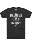 Brady Drogosh Black Cincinnati Bearcats Rally NIL Sport Icon T Shirt