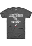 Juliette Laracuente-Huebner Dark Grey Cincinnati Bearcats Rally NIL Sport Icon T Shirt