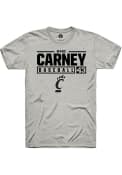 Marc Carney Ash Cincinnati Bearcats Rally NIL Stacked Box T Shirt