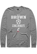 Brooke Brown Rally Mens Graphite Cincinnati Bearcats NIL Sport Icon T Shirt