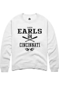 Carter Earls Rally Mens Graphite Cincinnati Bearcats NIL Sport Icon Hooded Sweatshirt