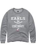 Carter Earls Ash Cincinnati Bearcats Rally NIL Sport Icon T Shirt