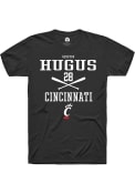 Griffin Hugus Black Cincinnati Bearcats Rally NIL Sport Icon T Shirt