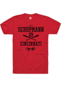 Kyle Schupmann Red Cincinnati Bearcats Rally NIL Sport Icon T Shirt