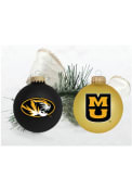 Missouri Tigers Two Pack Ball Ornament