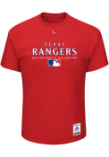 Texas Rangers Red Authentic Team Drive T-Shirt