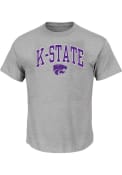 K-State Wildcats Grey Arch Mascot T-Shirt