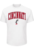 Cincinnati Bearcats White Arch Mascot T-Shirt