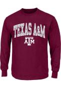 Texas A&M Aggies Arch Mascot Long Sleeve T-Shirt - Maroon