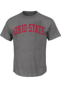 Ohio State Buckeyes Arch Name T-Shirt - Charcoal