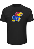 Kansas Jayhawks Primary Logo T-Shirt - Black