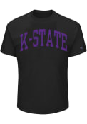K-State Wildcats Black Arch Name T-Shirt