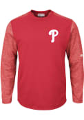 Philadelphia Phillies On-Field Tech Crew Sweatshirt - Red