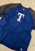 Texas Rangers Wordmark Long Sleeve T-Shirt - Black