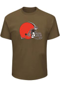 Cleveland Browns Logo T-Shirt - Brown