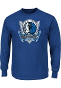 Dallas Mavericks Logo Long Sleeve T-Shirt - Blue