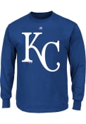 Kansas City Royals Logo Long Sleeve T-Shirt - Blue