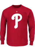Philadelphia Phillies Logo Long Sleeve T-Shirt - Red