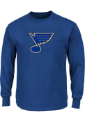St Louis Blues Logo Long Sleeve T-Shirt - Blue