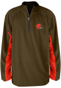 Cleveland Browns Color Block 1/4 Zip Pullover -