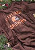 Cleveland Browns Heart and Soul T-Shirt - Brown
