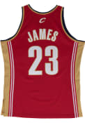 LeBron James Cleveland Cavaliers Profile Throwback 06-07 Jersey Big and Tall - Red